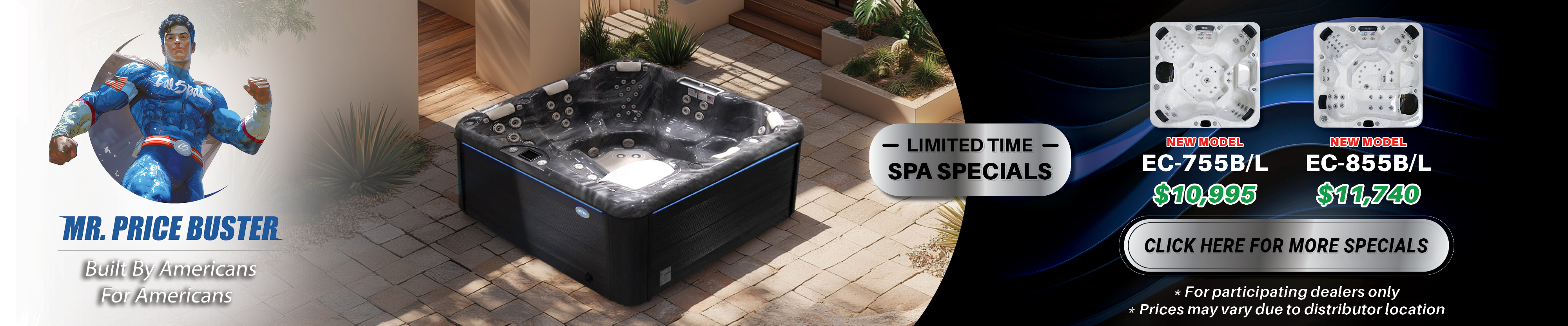 Calspas hot tub being used in a family setting - Haverhill