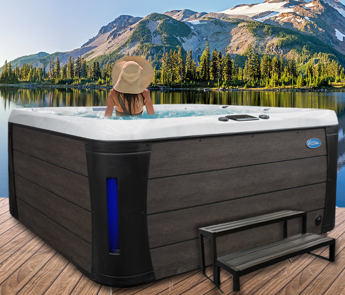 Calspas hot tub being used in a family setting - hot tubs spas for sale Haverhill